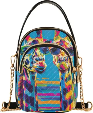 Cute Sheep Singer and Dog Crossbody Bags for Travel Women Handbags