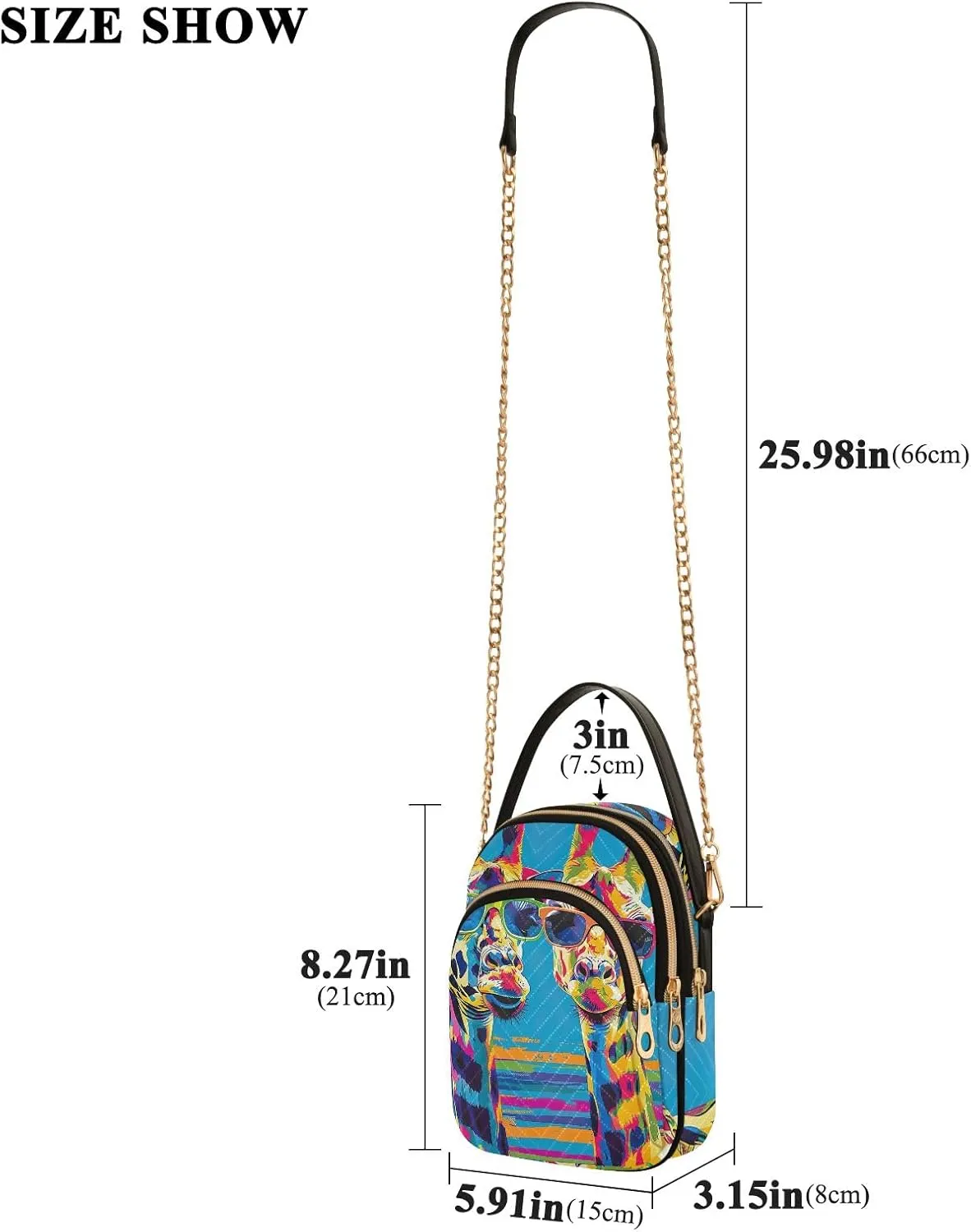 Cute Sheep Singer and Dog Crossbody Bags for Travel Women Handbags