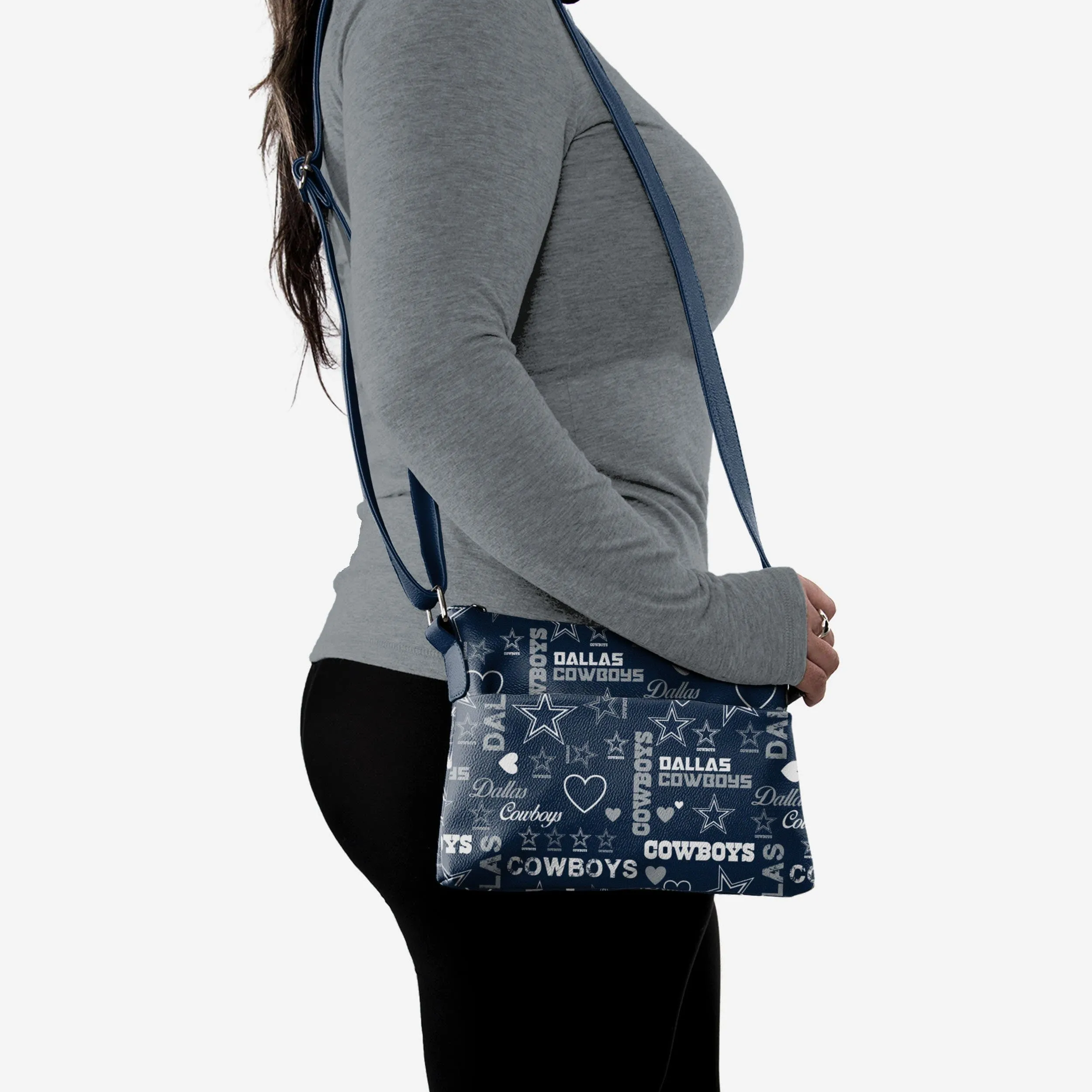 Dallas Cowboys Logo Love Crossbody Purse