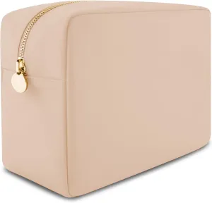 DANCOUR Nylon Makeup Bags for Women Large Preppy Travel Toiletry Pouch Cosmetic Bag Makeup Organizer