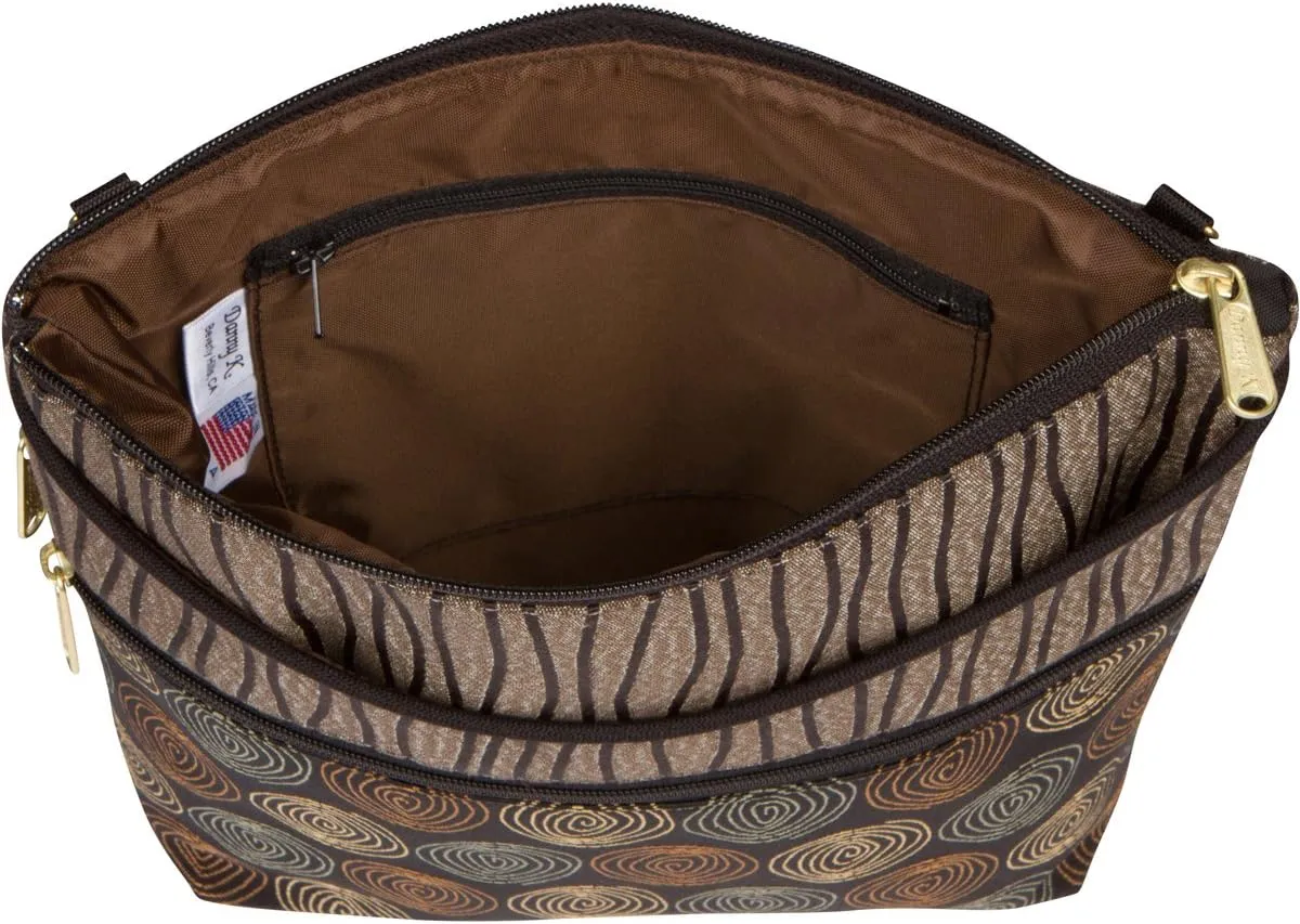 Danny K. Women's Tapestry Bag Crossbody Handbag, Maggie Purse Handmade in the USA