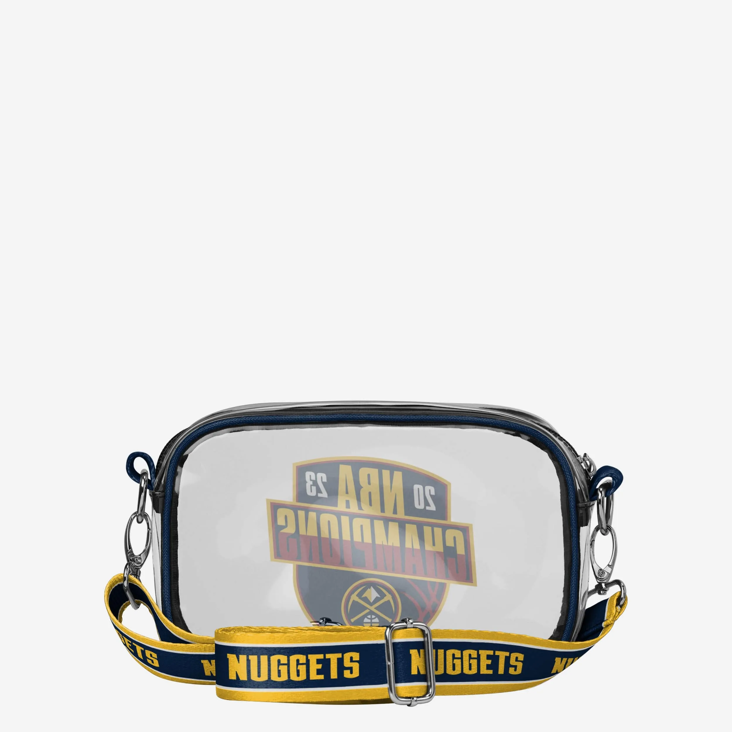 Denver Nuggets 2023 NBA Champions Clear Crossbody Bag