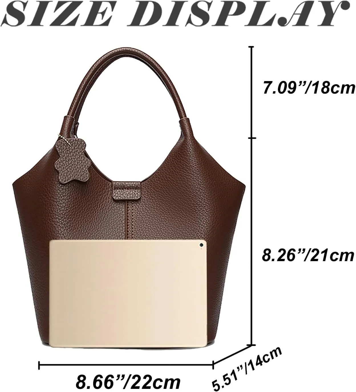 Designer Real Genuine Leather Bucket Handbag For Women Crossbody Bags With Shoulder Strap For Women