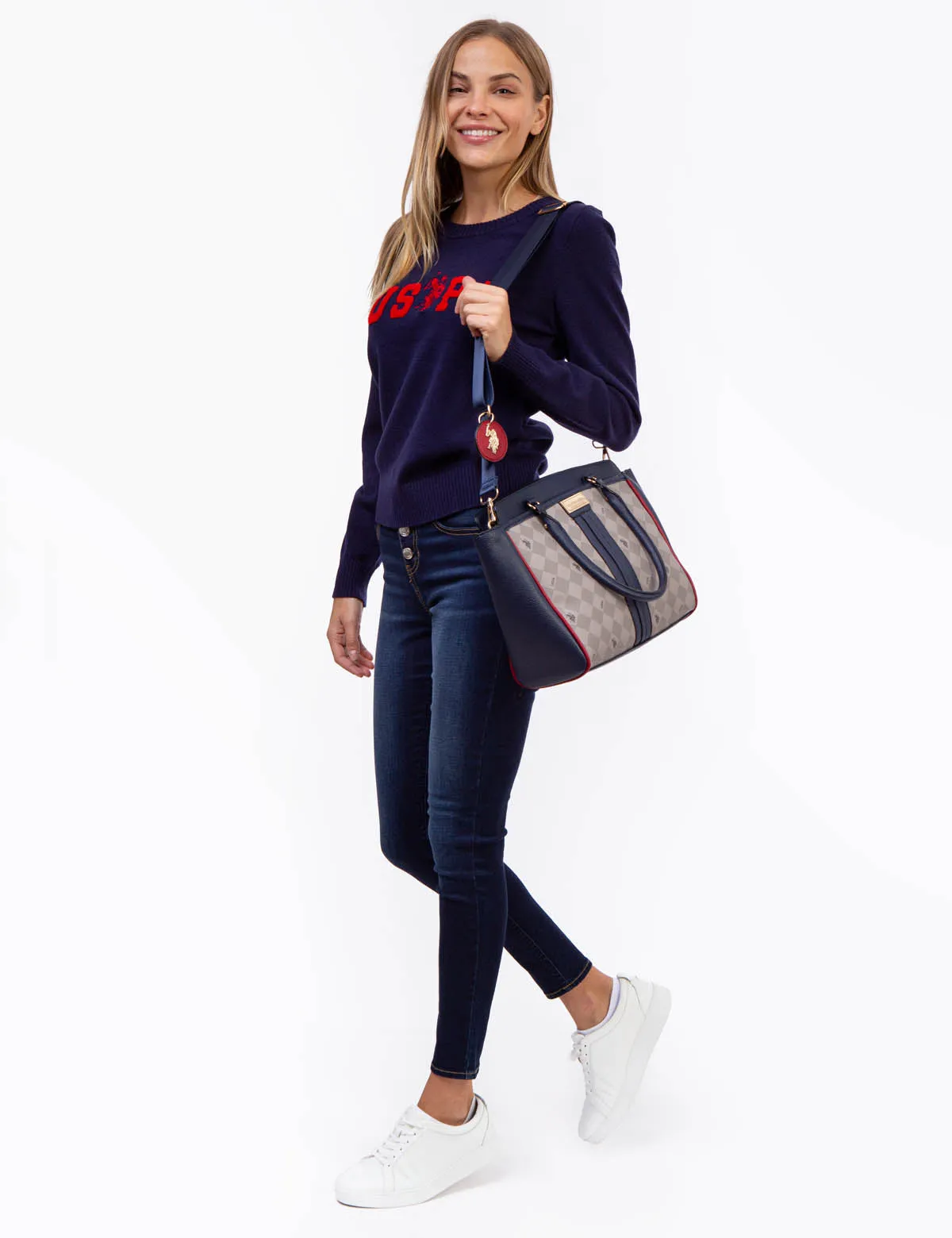 DIAMOND HERITAGE SATCHEL BAG