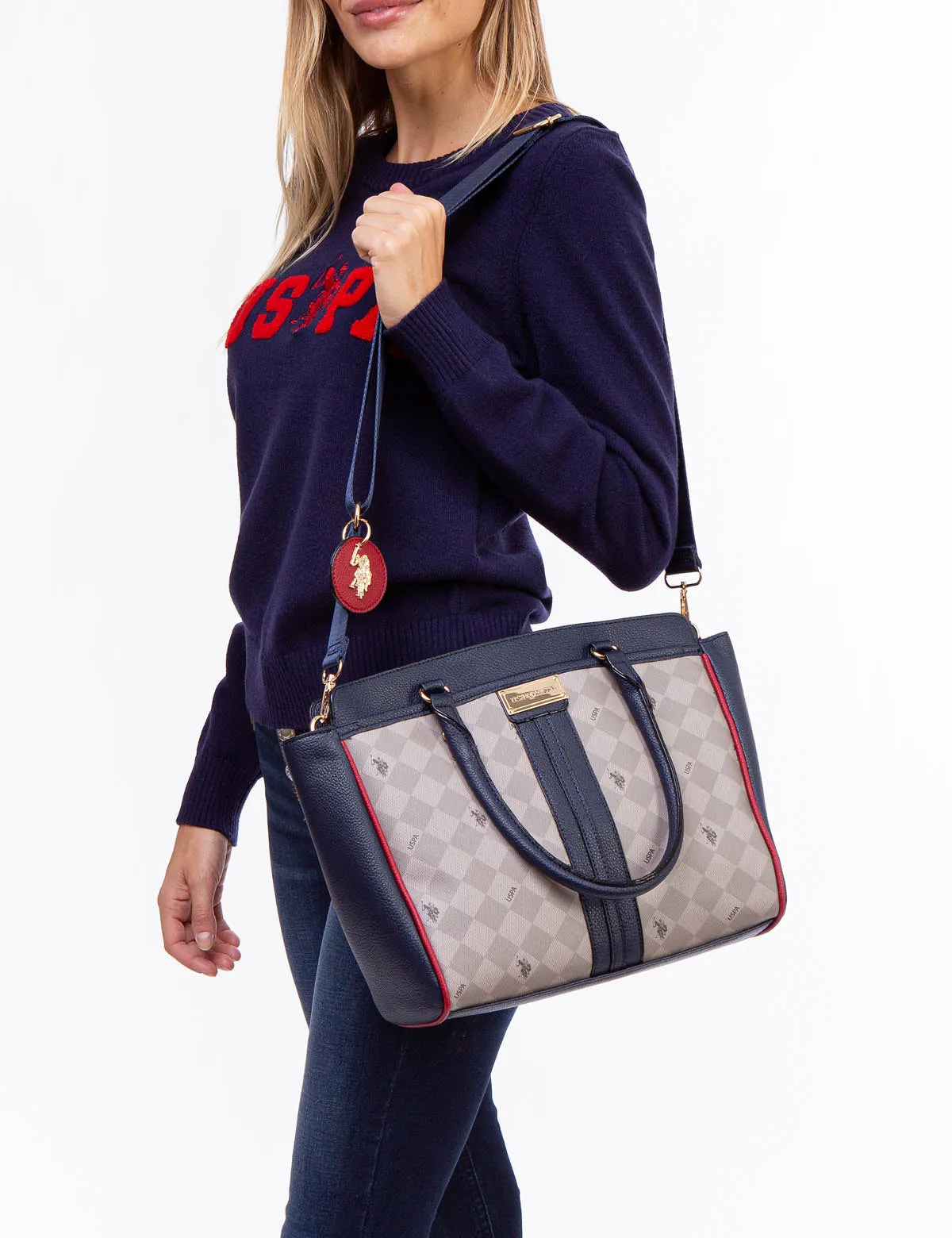 DIAMOND HERITAGE SATCHEL BAG
