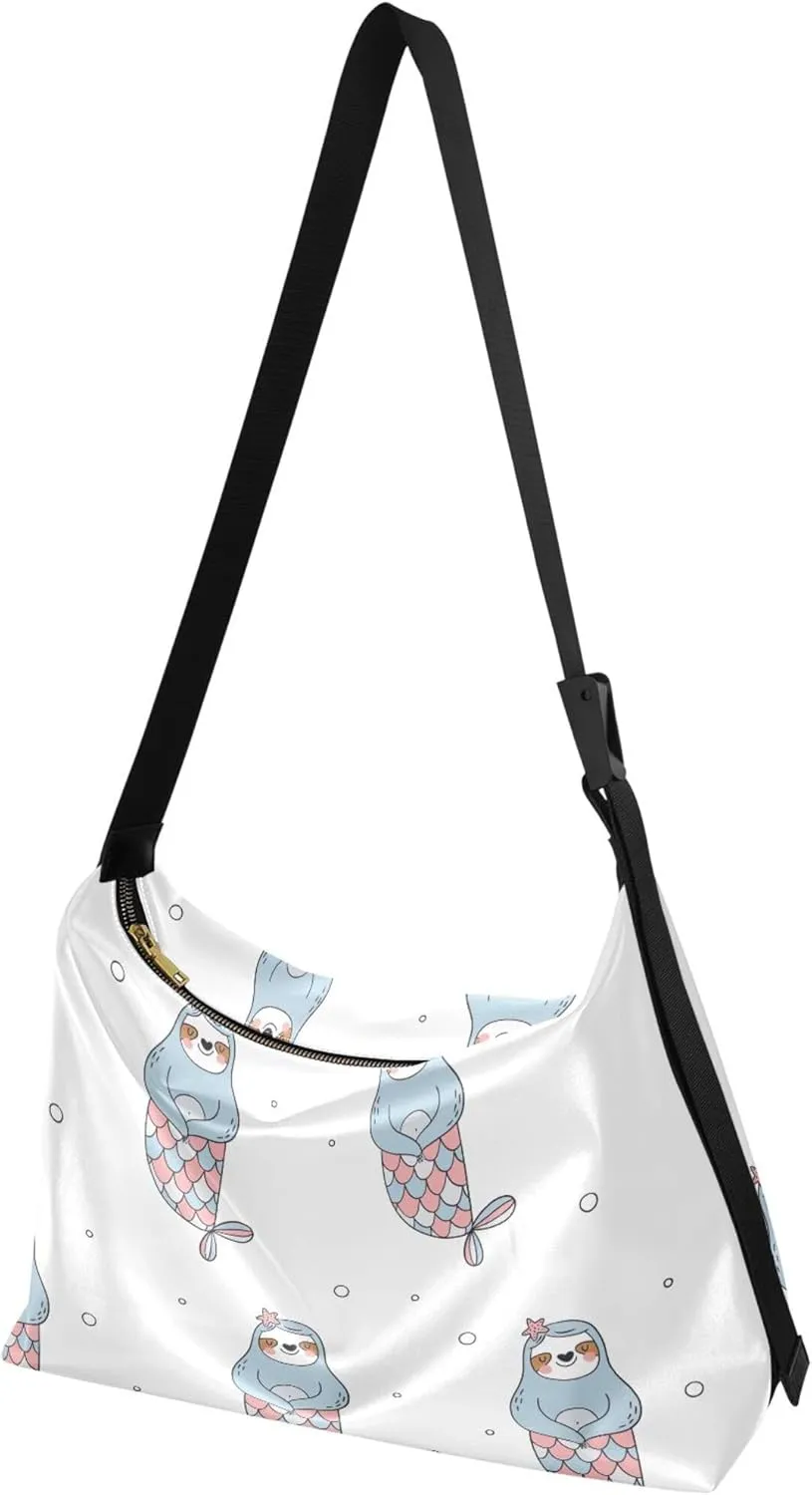 Dino Trex Roar Gray Hobo Women Handbag Leather Large Crossbody Purses Cartoon Animal Print Designer Shoulder Purse