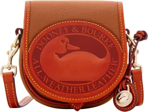 Dooney & Bourke Handbag, All Weather Leather 2 Duck Bag Crossbody - Caramel