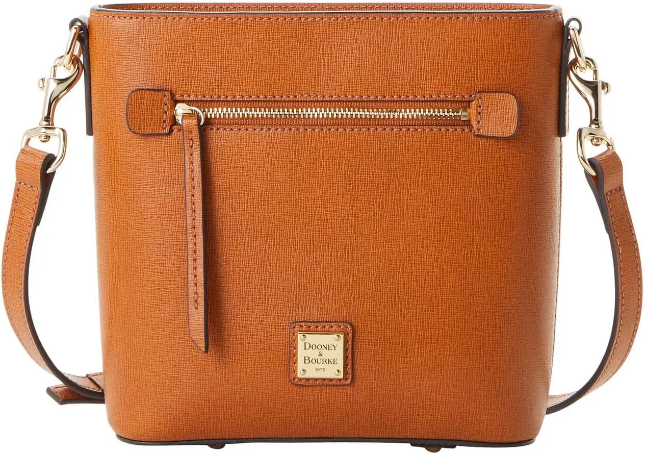 Dooney & Bourke Handbags for Women, Saffiano Leather Small Crossbody Bags for Women