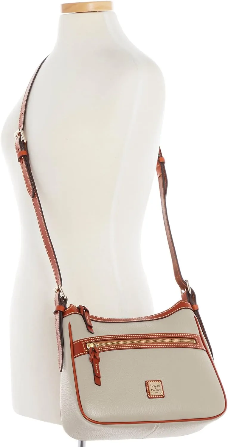 Dooney & Bourke Women's Presley Crossbody in Pebble Grain Leather, Medium Sized Handbag with Adjustable Shoulder Strap
