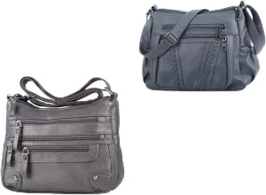 ELDA Women Crossbody Bag Leather Handbag