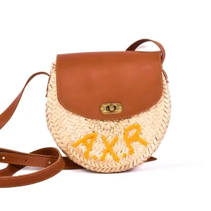 Elegant Straw Crossbody Bag for Women - Perfect Mother's Day Gifts, mother of the groom gifts, personalized gifts. Gifts for Mom, Bridesmaid and Bridal Shower - Unique Woven Crossbody Shoulder Bag