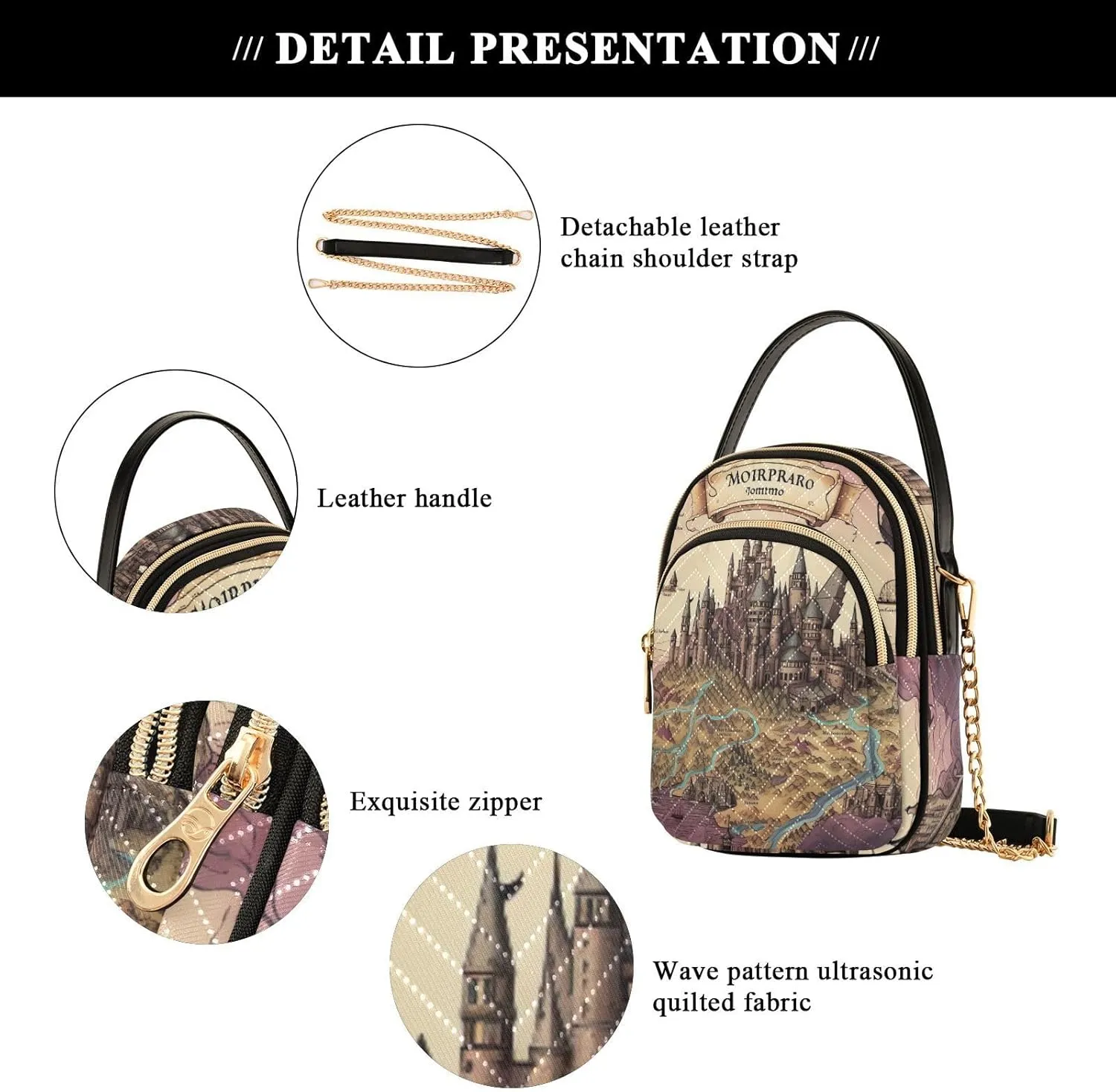 Fantasy Sea Of Clouds And Whale Women's Crossbody Sling Handbags, Womens Crossbody Travel Bag, Stylish Crossbody Bags