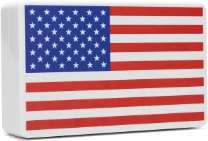 Fashion Box Clutch Handbag Shoulder Bag - American Flag, British Flag, Canadian Flag