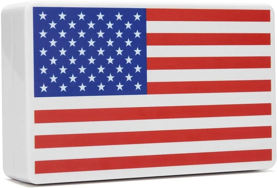Fashion Box Clutch Handbag Shoulder Bag - American Flag, British Flag, Canadian Flag