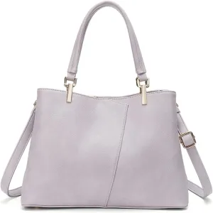Fashion Women Handbag Waterproof Top-handle Bags Messenger PU Leather V-Shape Shoulder for Work Travel Office Party Shopping