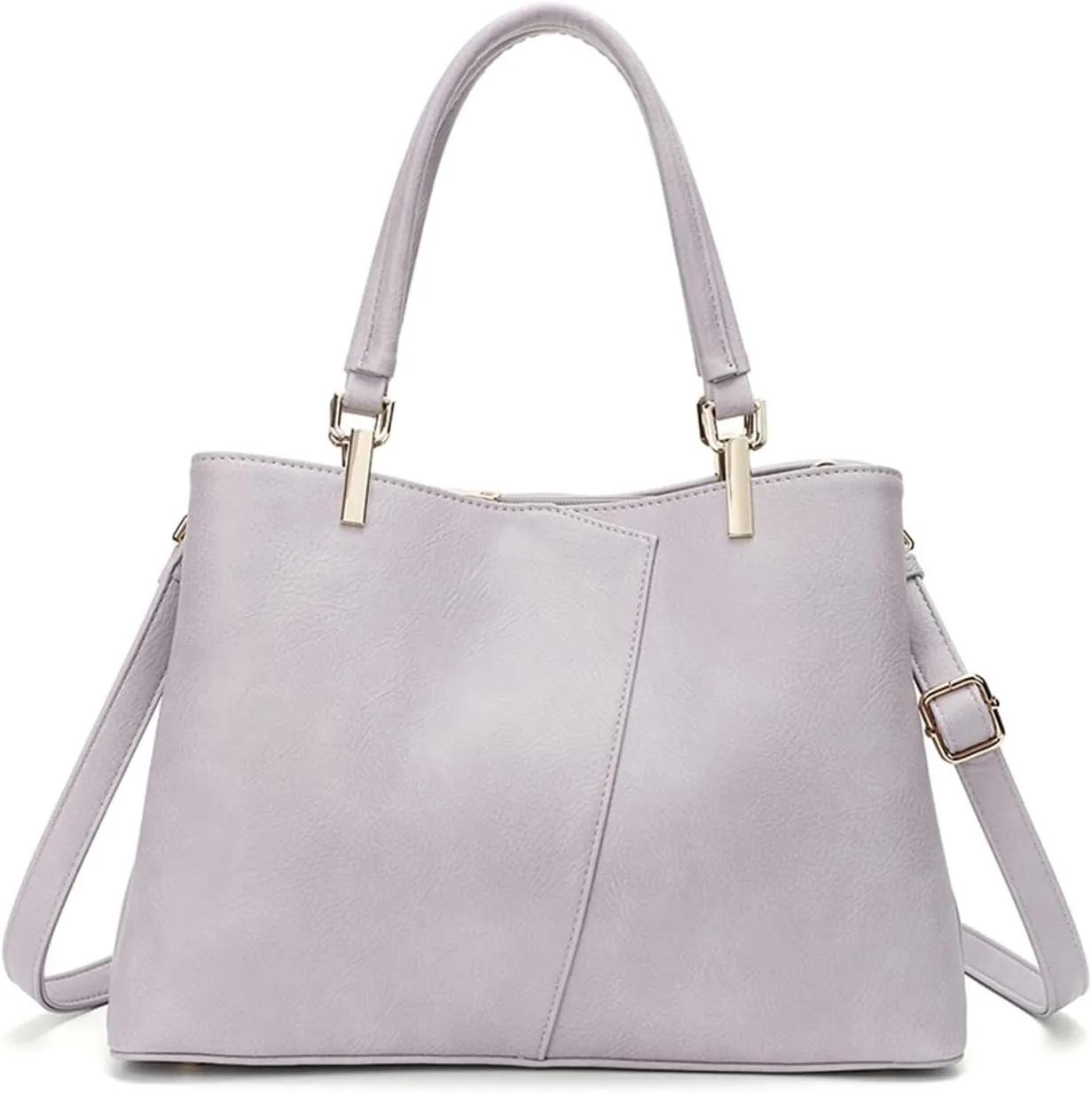 Fashion Women Handbag Waterproof Top-handle Bags Messenger PU Leather V-Shape Shoulder for Work Travel Office Party Shopping