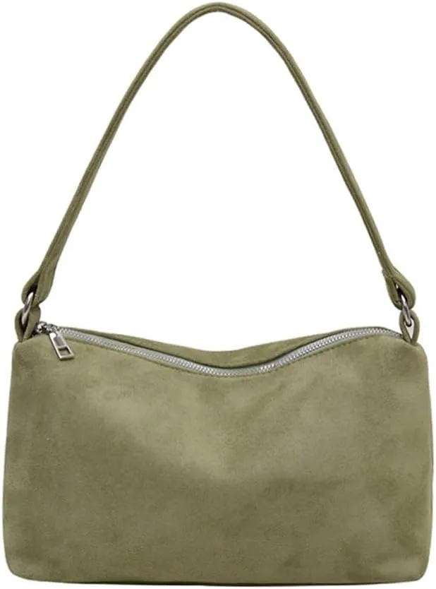 Fashionable Underarm Purse Casual Cylinder Satchel PU Leather Elegant Solid Color Shoulder Bag for Various Occasion