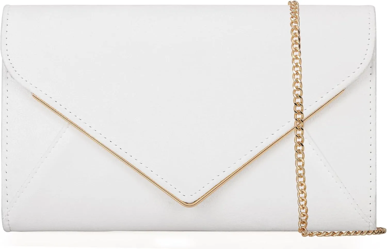 Faux Suede Women Evening Bag Foldover Clutch Purse Cocktail Prom Party Formal Envelope Handbag