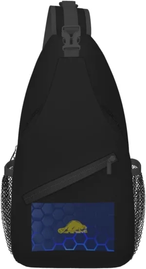 Flag Of Oregon Reverse Crossbody Bags For Women Men Chest Backpack Gym Shoulder Bag Travel Outdoor Sports Casual Crossbody Bags
