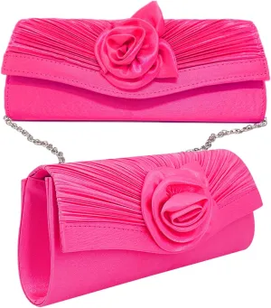 Floral Clutch Purses for Women Clutch Evening Bag Party Prom Handbags Bride Purse