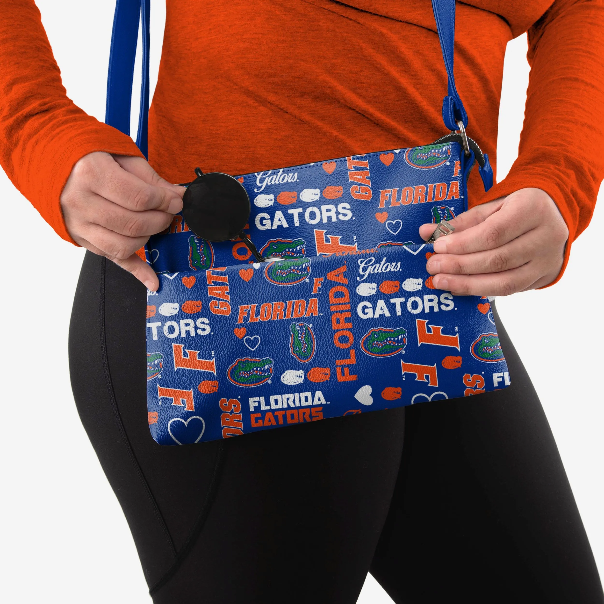 Florida Gators Logo Love Crossbody Purse
