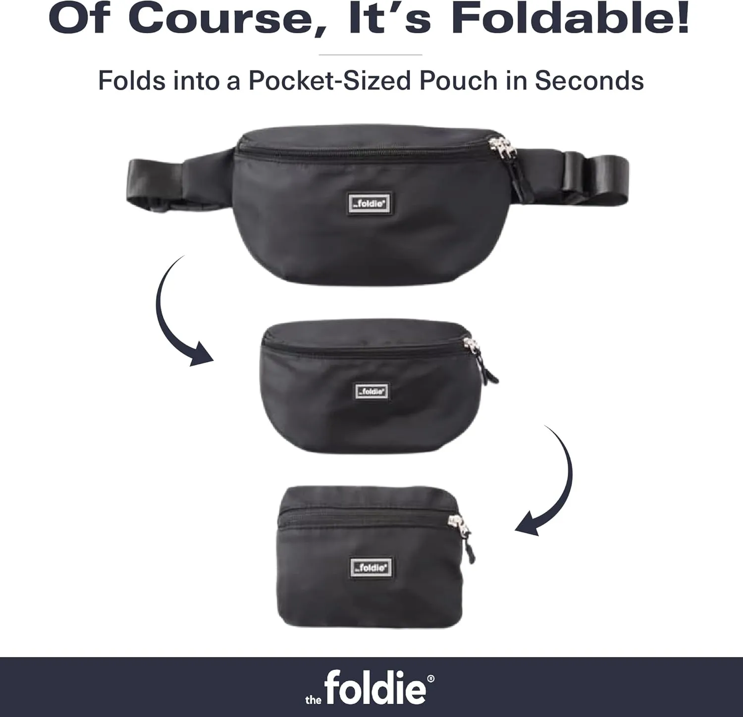 Foldable Crossbody Bags for Women & Men - Anti-Theft RFID-Safe Fanny Pack with Smart Lockable Zippers and Cut-Resistant Strap - Lightweight Waist Pack for Travel & Everyday Use - Red