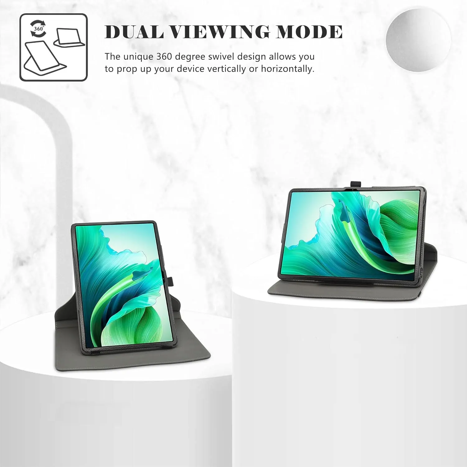 for OUKITEL OT8 Case,DOOGEE U11 case,DOOGEE U11 Pro case,Blackview Tab 90 case，360 Degree Rotation Stand Cover for 11" OUKITEL OT8/DOOGEE U11/DOOGEE U11 Pro/Blackview Tab 90 WiFi Tablet,Black