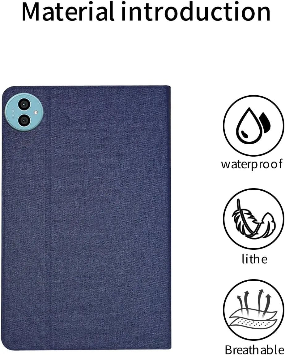 for Teclast P50 11" Tablet Case Ultra Slim PU Leather Folding Protective Cover Case with Soft TPU Back Shell Full Protection Scratch Resistant for Teclast P50 2024(Blue)