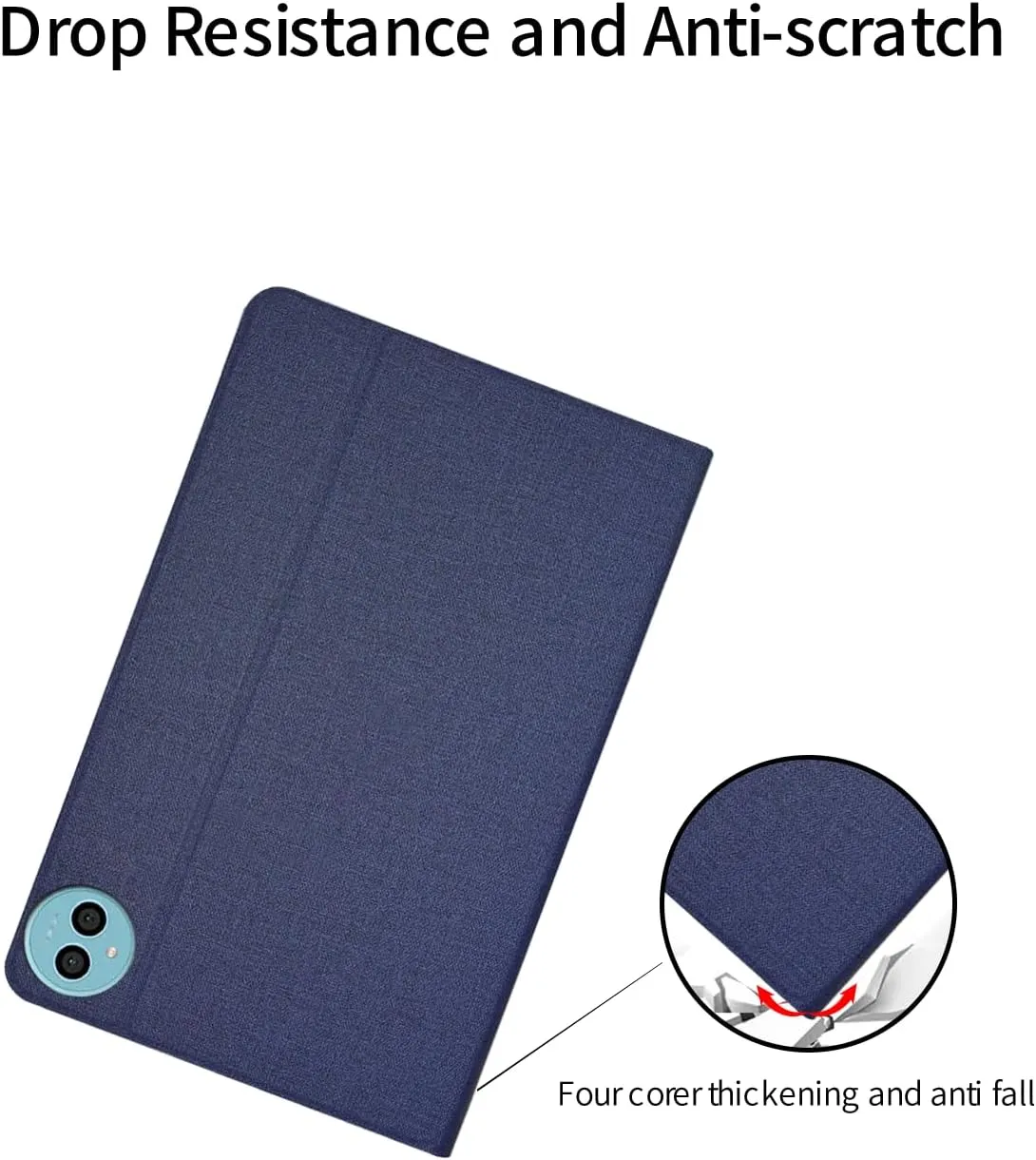 for Teclast P50 11" Tablet Case Ultra Slim PU Leather Folding Protective Cover Case with Soft TPU Back Shell Full Protection Scratch Resistant for Teclast P50 2024(Blue)