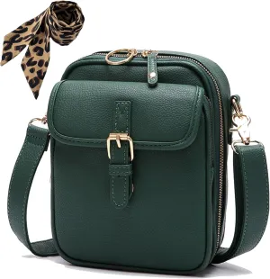 Forcipower Crossbody Bag, Collaboraten1 Adjustable Leather Urvashi Bag, Women Mini Shoulder 10 Card Slots