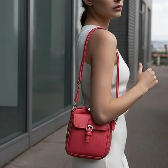 Forcipower Urvashi Crossbody Bag, Collaboraten1 Crossbody Leather Bag, Zealburst Crossbody Leather Bag with Card Slots