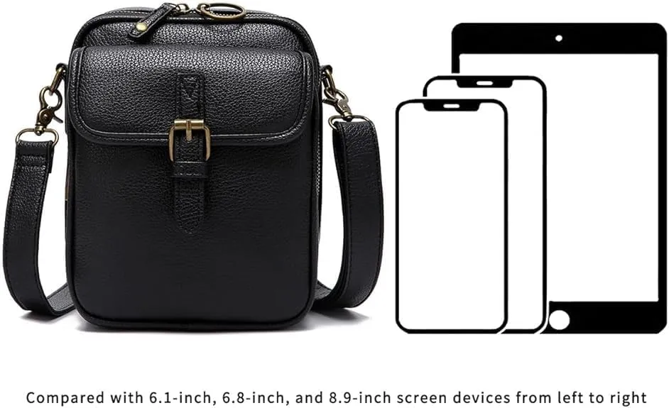 Forcipower Urvashi Crossbody Bag, Collaboraten1 Crossbody Leather Bag, Zealburst Crossbody Leather Bag with Card Slots