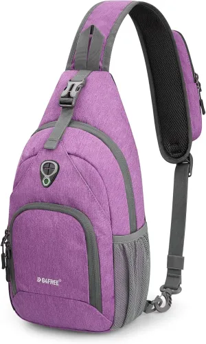 G4Free RFID Sling Bag Crossbody Backpack Small Chest Shoulder Bag Hiking Outdoor