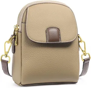 GAEKEAO Small Crossbody Bags for Women Leather Cell Phone Purse Bag Wallet with RFID Blocking Credit Card Slots
