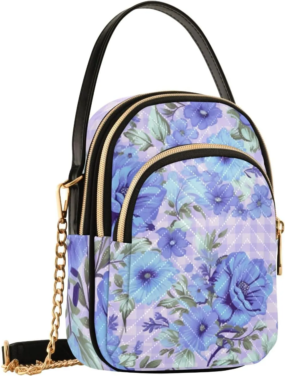GAIGEO Colorful Geometric Ornament with Stylized Ladies Shoulder Handbags, Shoulder Purses for Women Crossbody
