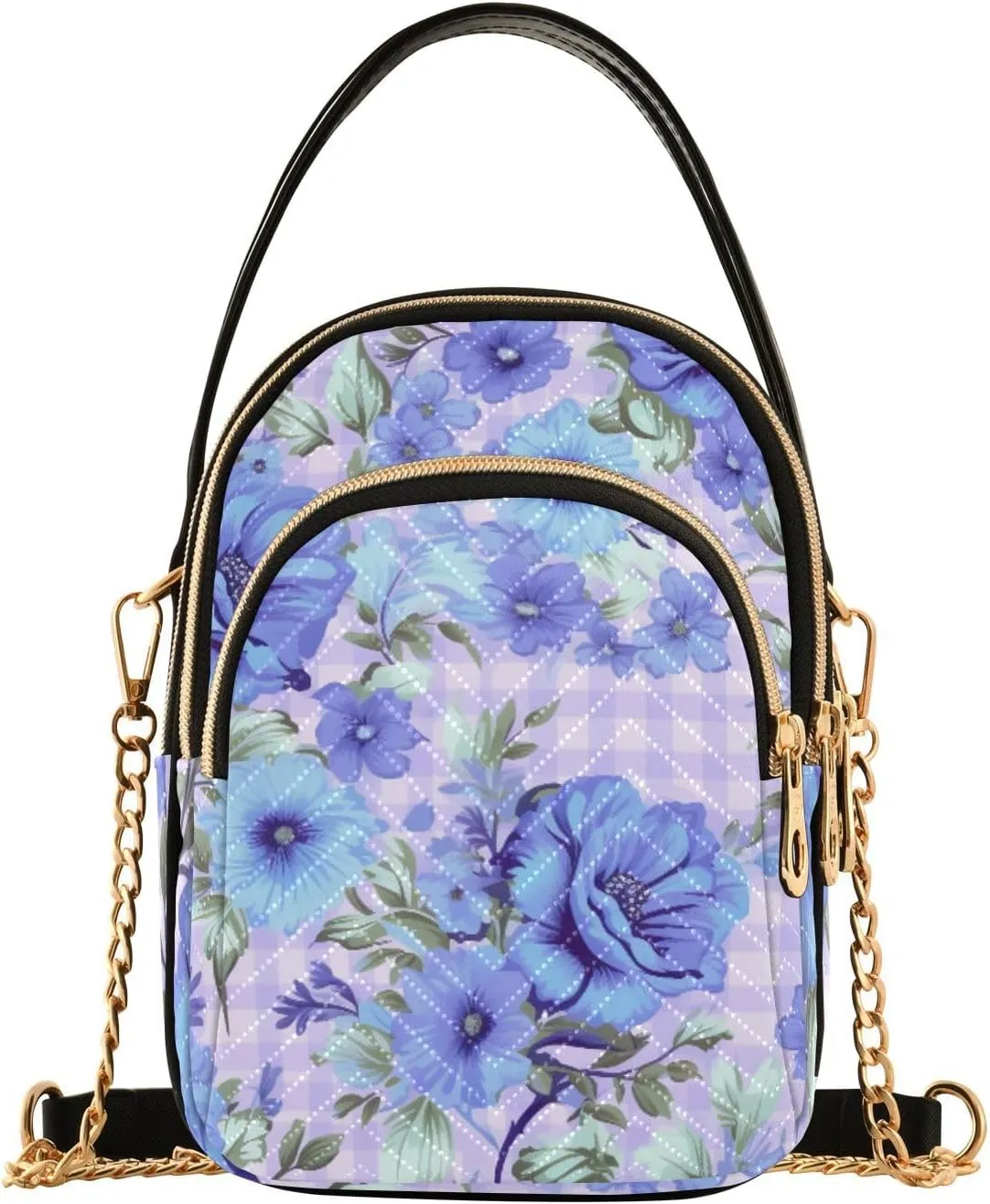 GAIGEO Colorful Geometric Ornament with Stylized Ladies Shoulder Handbags, Shoulder Purses for Women Crossbody