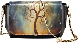 GAIGEO Colorful Geometrical Ornament with Stylized Women's Crossbody Bags, Crossbody Purses for Women Leather