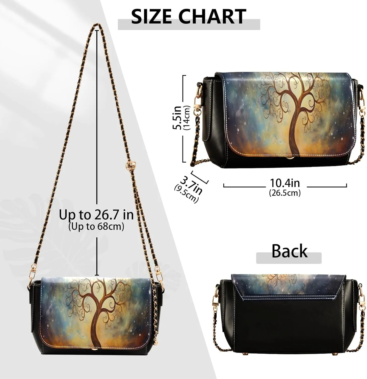 GAIGEO Colorful Geometrical Ornament with Stylized Women's Crossbody Bags, Crossbody Purses for Women Leather
