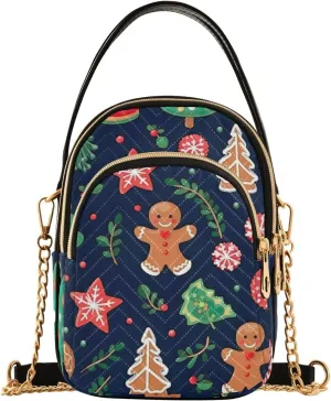 GAIGEO Orange Fall Leaves Handbag with Shoulder Strap, Women's Crossbody, Ladies Crossbody Bag