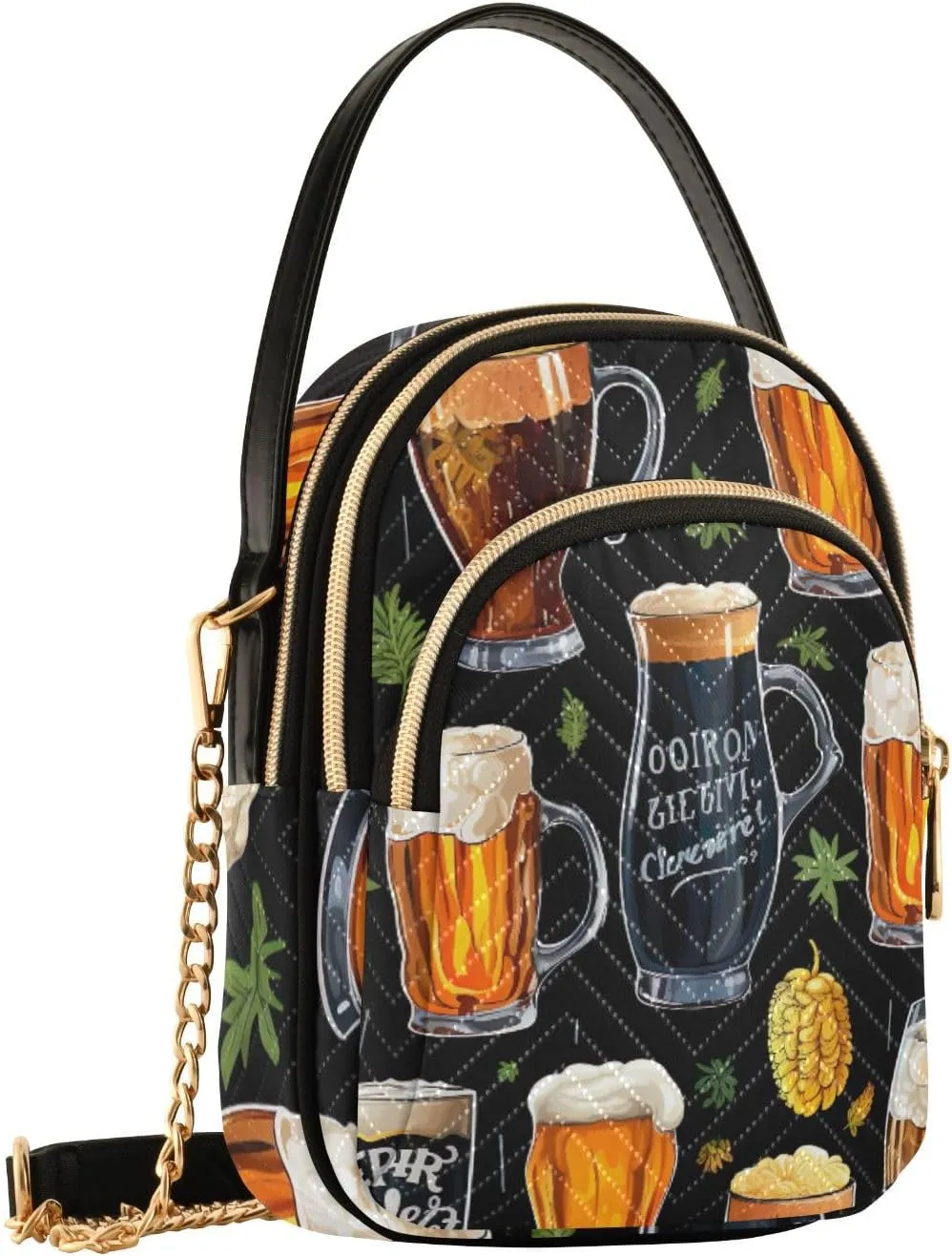 GAIGEO Santa Claus Women Crossbody Bags, Crossbody Purses for Women Trendy, Summer Crossbody Purse