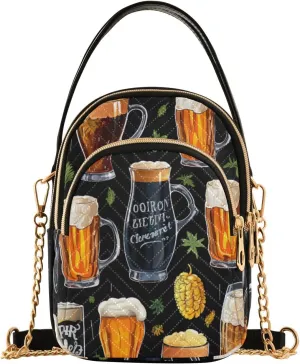 GAIGEO Santa Claus Women Crossbody Bags, Crossbody Purses for Women Trendy, Summer Crossbody Purse