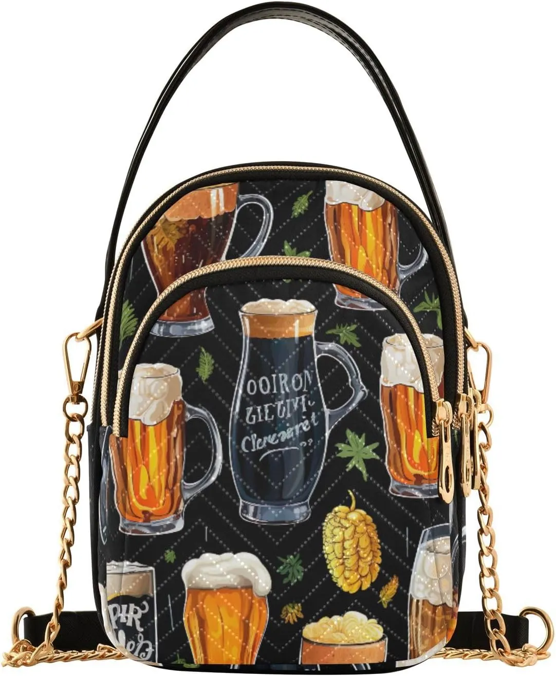 GAIGEO Santa Claus Women Crossbody Bags, Crossbody Purses for Women Trendy, Summer Crossbody Purse
