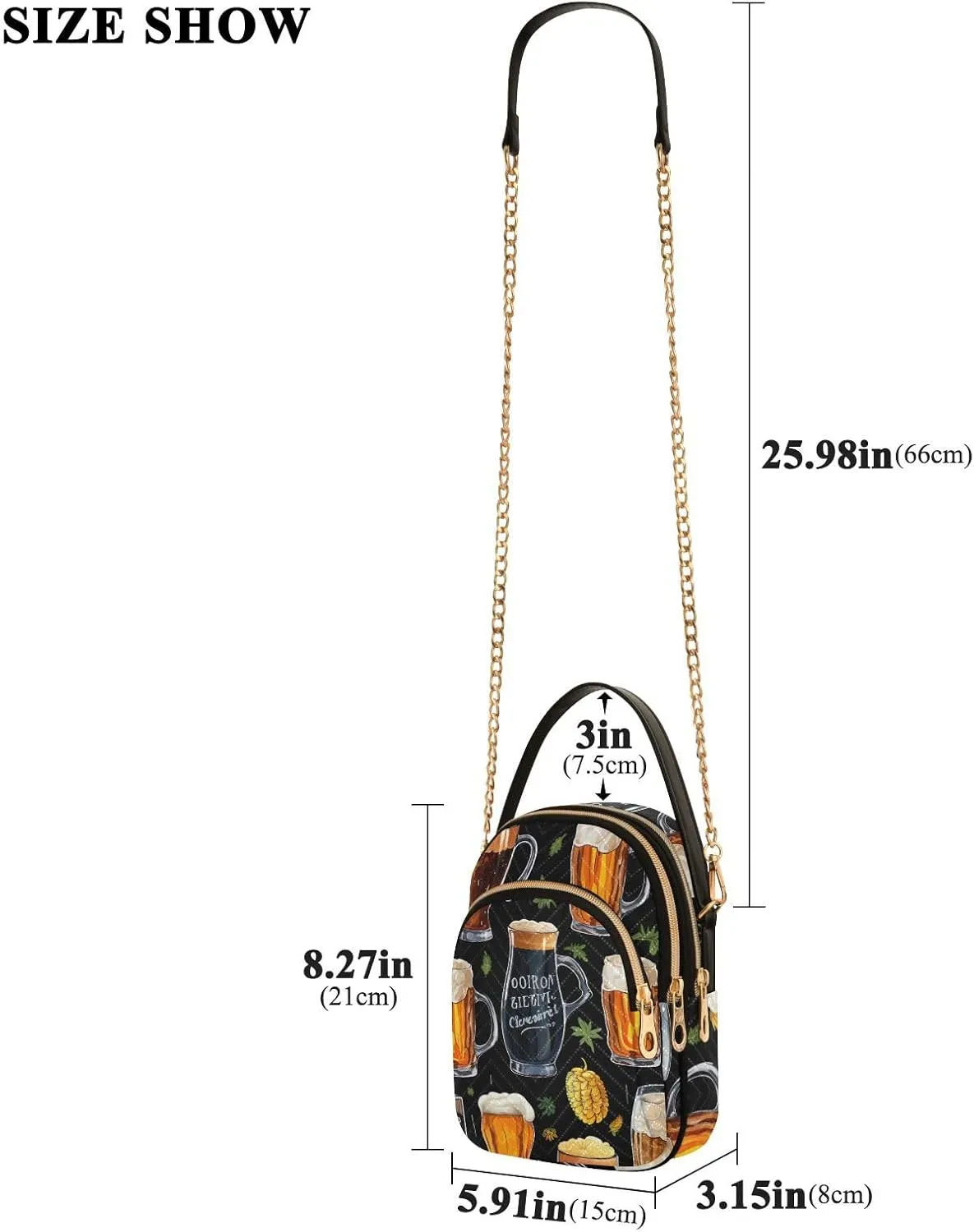 GAIGEO Santa Claus Women Crossbody Bags, Crossbody Purses for Women Trendy, Summer Crossbody Purse