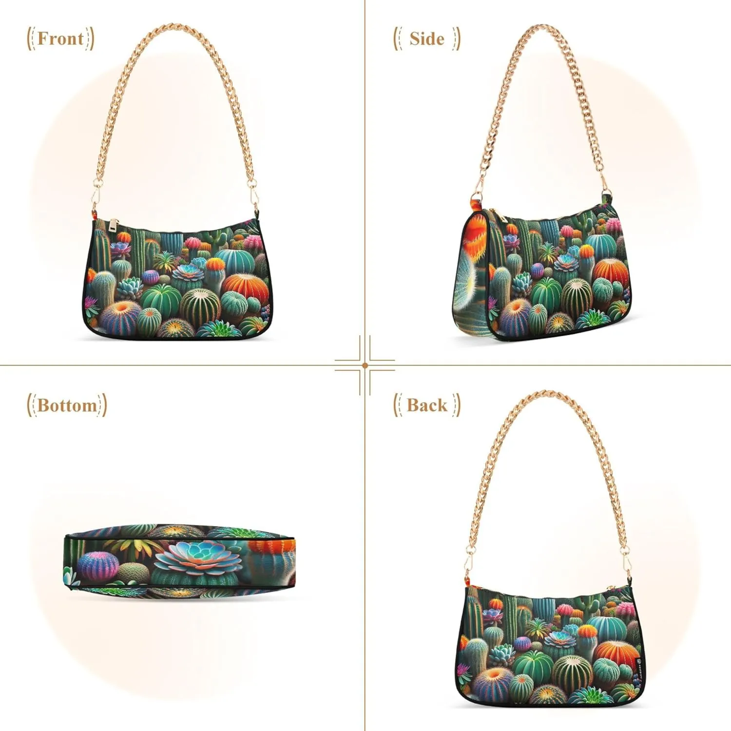 Game Controller Monster Face Medium Purse Hobo Party Purses Womens Ladies Handbags Chain Cute Shoulder Bag