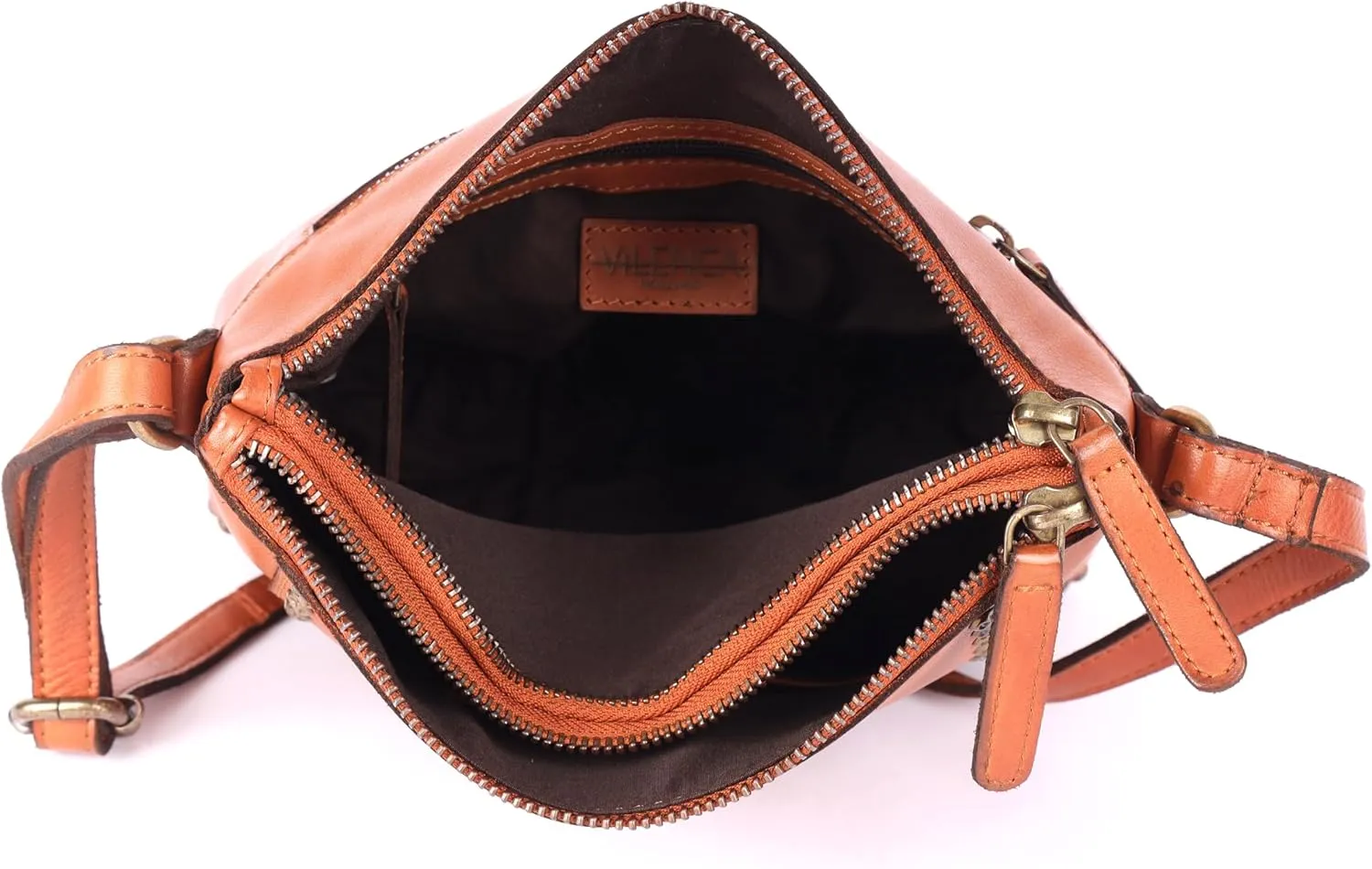 Genuine Italian Leather Boho Studded Crossbody Sling Bag - Stylish, Durable, & Perfect for Everyday Use for women