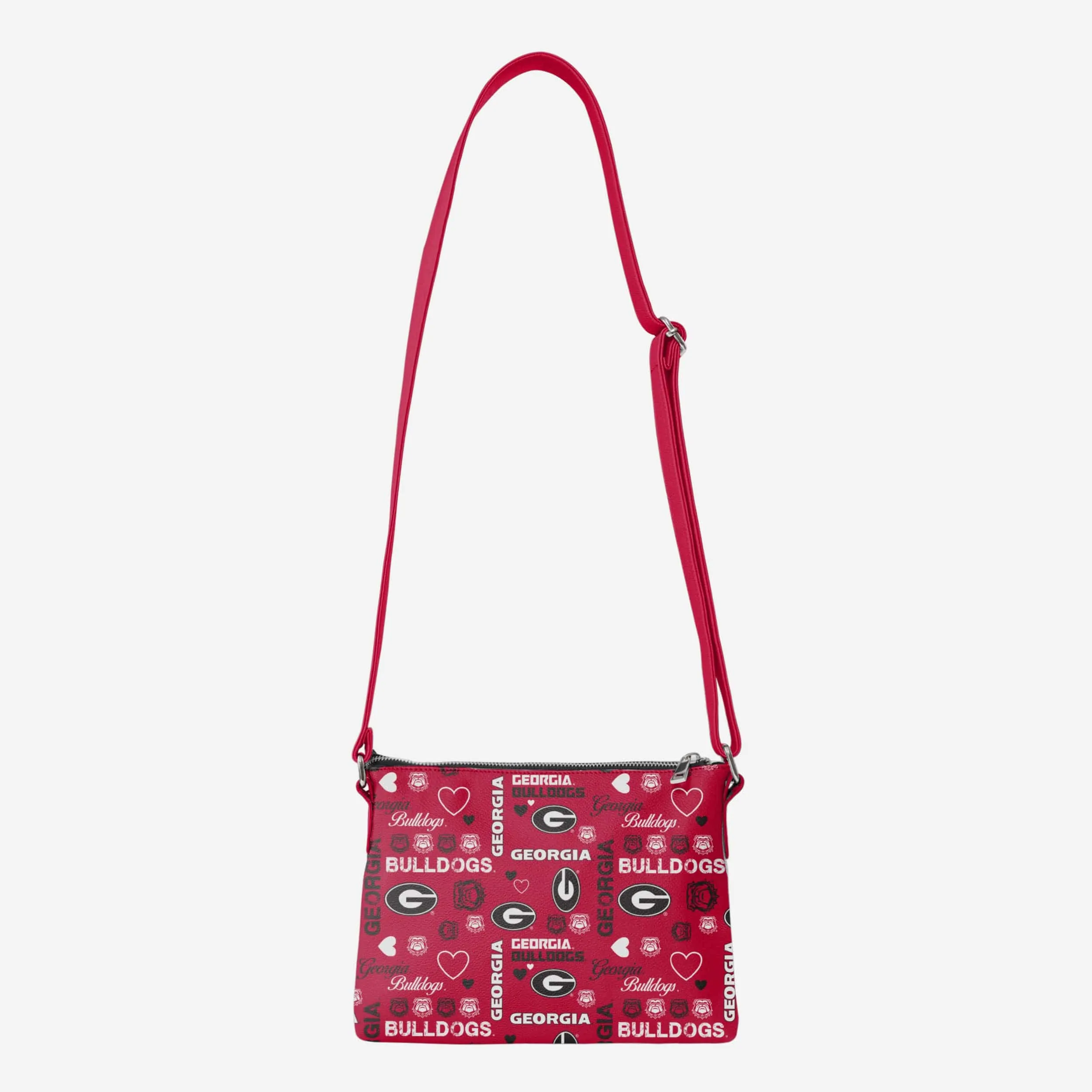Georgia Bulldogs Logo Love Crossbody Purse