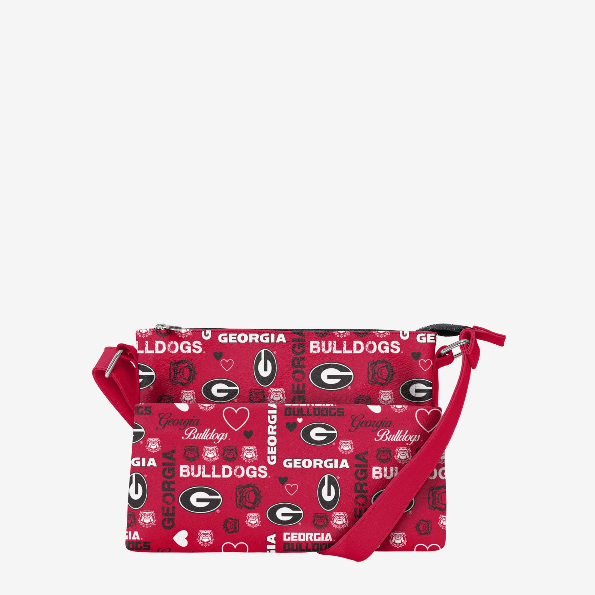 Georgia Bulldogs Logo Love Crossbody Purse