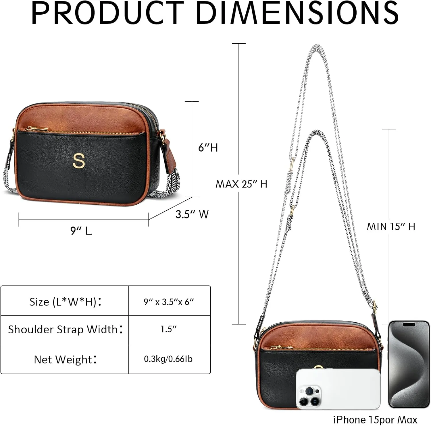 Gifts for Women Personalized Mothers Day Gifts Crossbody Bag Small Purse with Initial Letter Shoulder Handbags