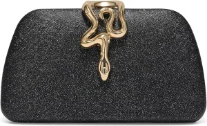 Glitter Clutch for Women, Elegant Evening Purse, Sparkly Wedding Clutch Bag for Parties