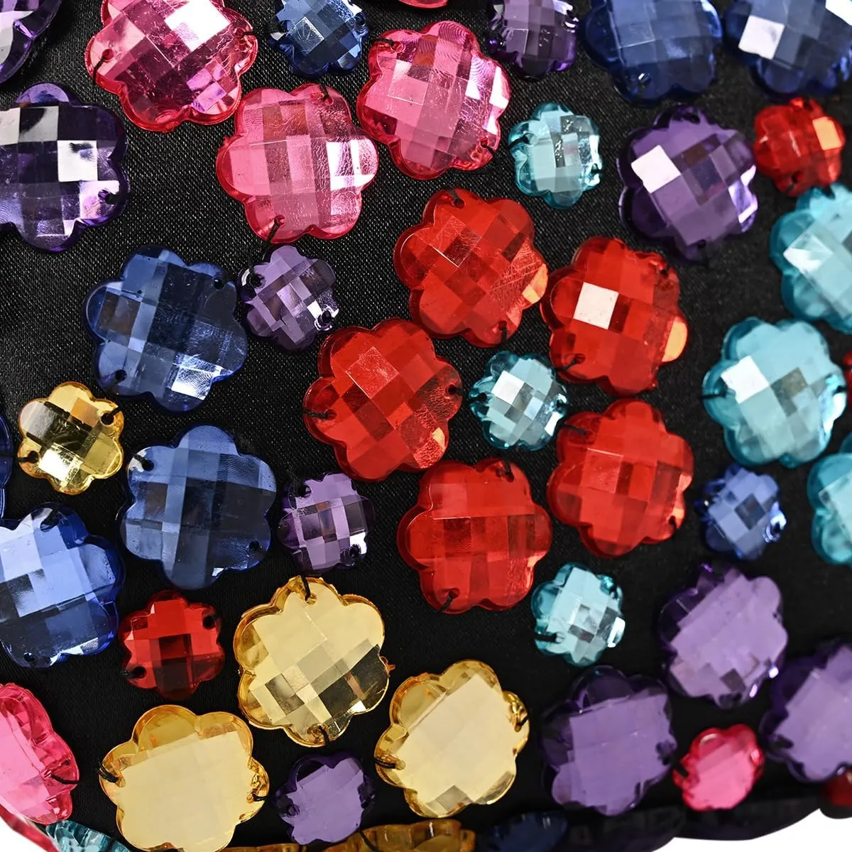 Glitter Ladies Rhinestone Clutch Purse Colorful Diamonds Evening Bag Sparkly Shoulder Bag for Wedding Banquet Party